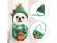 Christmas Pet Hat Cute Antlers Saliva Towel For Dog Cat Dress Up Supplies Carousel 5