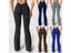 Fashion Micro Horn Leggings Women V-back Waist Sports Pants High Waist Push Up Carousel 3