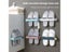 Bathroom Slipper Shelf No Punching Wall Mounted One Piece Shoe Rack Carousel 3