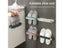 Bathroom Slipper Shelf No Punching Wall Mounted One Piece Shoe Rack Carousel 5