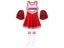 Girls Cheerleading Uniform Sleeveless Dance Costume Kids Cheerleader Outfit Carousel 4