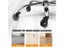 5pcs Universal Furniture Casters Wheels 3 Inch Rubber 360 Degree Rotatable Safe Carousel 4