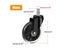 5pcs Universal Furniture Casters Wheels 3 Inch Rubber 360 Degree Rotatable Safe Carousel 1