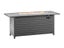 Slatted Aluminium Gas Fire Table 144cm x 55cm Carousel 1