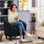 Club Chair Accent Barrel Chair Upholstered Armchair Carousel 7