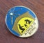 Christmas - Vintage Gold Tone Oval Nativity Cloisonne Tac/ Lapel Pin Carousel 1