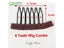 30 Pcs Lace Wig Clips 6-Teeth Steel Teeth Wig Accessories Tools With Cloth Wig Carousel 4