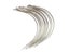 12Pcs/Pack Curved Needles 6Cm/9Cm C-Type Sewing Tools For Weaving Cap Hair Carousel 1