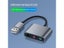3 IN 1 External USB Sound Card Audio Jack 3.5mm Cable Adapter 3 Ports HIFI Carousel 1