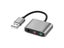 3 IN 1 External USB Sound Card Audio Jack 3.5mm Cable Adapter 3 Ports HIFI Carousel 3