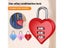 Aluminum Alloy 3 Digit Combination Password Luggage Code Lock Couple Love Lock Carousel 3