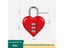 Aluminum Alloy 3 Digit Combination Password Luggage Code Lock Couple Love Lock Carousel 7