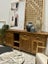 CHARACTER VERY LARGE PANELLED TEAK SIDEBOARD Carousel 1
