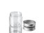 20Pcs Storage Jars With Lids Aluminum Round Canister Empty Plastic Cosmetic Carousel 5