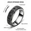 Fidget Spinner Anxiety Ring for Women: Fidget Toys Adults Cute Jesus Thumb Ring Carousel 2