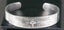 Heavy Solid Stamped & Tested Sterling Silver "Stylized Sunburst" Bracelet Carousel 2