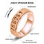 Fidget Spinner Anxiety Ring for Women: Fidget Toys Adults Cute Jesus Thumb Ring Carousel 2