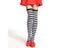 Women Girl Winter Over Knee Leg Warmer Teens Striped Soft Leg Protection Carousel 4