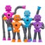 Easter Basket Stuffer Gift Pop Tubes Robot Fidget Toys for Kids 2Pack Fidget P Carousel 1