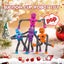 Easter Basket Stuffer Gift Pop Tubes Robot Fidget Toys for Kids 2Pack Fidget P Carousel 2