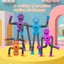 Easter Basket Stuffer Gift Pop Tubes Robot Fidget Toys for Kids 2Pack Fidget P Carousel 3