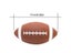 Teenagers Rugby Ball American Football Anti Slip Child Toys Footballs With Carousel 7