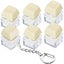 6 Pack Keyboard Fidget Toy Keyboard Fidget Keychain Keyboard Decompression Butto Carousel 1