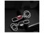 One Click Open Car Key Chain Pendant Double Ring Thickened Loss-proof Metal Carousel 8