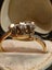 $1 Antique 18ct Gold and Platinum Diamond Ring 1.94gm Carousel 5