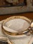 $1 Antique 18ct Gold and Platinum Diamond Ring 1.94gm Carousel 7