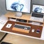 COMFEYA Leather Desk Pad Protector (100x50cm) - Brown Carousel 4