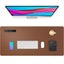 COMFEYA Leather Desk Pad Protector (100x50cm) - Brown Carousel 1