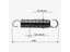 1pcs Open Tension Spring Expansion Springs Extension Tension Spring Wire Carousel 6