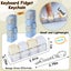2 PCS Keyboard Fidget Toy Keyboard Fidget Keychain 4in1 Keyboard Decompressio Carousel 2