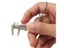 Mini Metal Ruler Vernier Caliper Portable 0-40mm Keychain Measuring Gauging Carousel 6