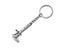 Mini Metal Ruler Vernier Caliper Portable 0-40mm Keychain Measuring Gauging Carousel 1