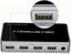 4 Port USB KVM Switch 2In 4 Out USB Print Share Splitter for Kbd,Mouse Printer Carousel 3