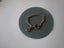 ANTQ/VTG.9ct ROSE ROLLED GOLD CHAIN BRACELET+9ct AMBER FOB (15gms) Carousel 1