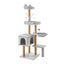 Zoomies Cat Scratching Post Tree Grey 142cm Carousel 1