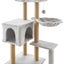 Zoomies Cat Scratching Post Tree Grey 142cm Carousel 3