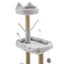 Zoomies Cat Scratching Post Tree Grey 142cm Carousel 4