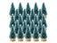 12pcs Mini Christmas Trees Bottle Brush Trees Plastic Winter Snow Ornaments Carousel 2