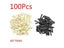 100pcs Black No Nail Picture Frame Hooks Saw Tooth Sawtooth Hangers Carousel 1