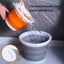 3L Collapsible Bucket Portable Folding Water Bucket Car Washing Fishing Bucket Carousel 4