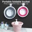 3L Collapsible Bucket Portable Folding Water Bucket Car Washing Fishing Bucket Carousel 6