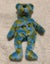 Beanie Baby style teddy with beautiful floral fabric!!! Carousel 4