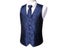 Barry.Wang Silk Men Vest Jacquard Green Blue Red Gold Pink Waistcoat Tie Hanky Carousel 4