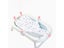 Newborn Adjustable Bathtub Pillow Seat Cushion Cross-shaped Anti-slip Baby Bath Carousel 5