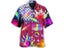 Summer Beach Short Sleeve Blouse 3d Print Colorful Bowling Mens Buttons Shirts Carousel 5