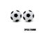 2pcs Resin Table Soccer Ball Indoor Games Football 28mm 32mm 36mm Table Carousel 1